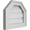 Ekena Millwork Octagonal Top Surface Mount PVC Gable Vent w/ 2"W x 1-1/2"P Brickmould Frame, 14"W x 12"H GVPOT14X1202SF - alternate 2